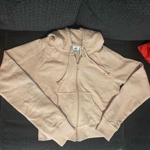 Adidas LUXE tracksuit size XS color ash pearl